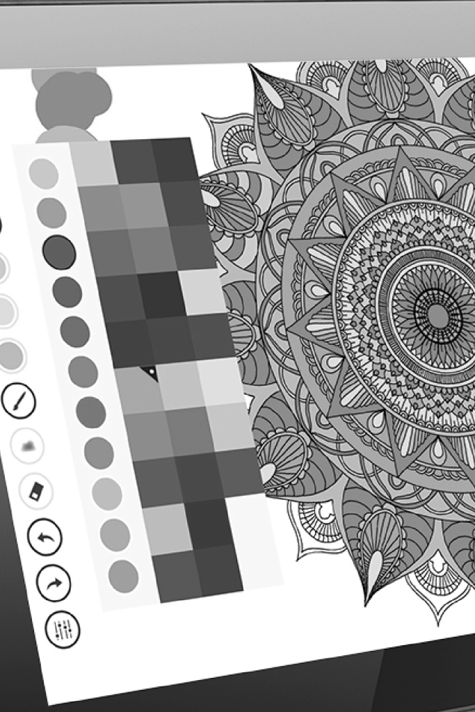 Caraboutcha noir et blanc